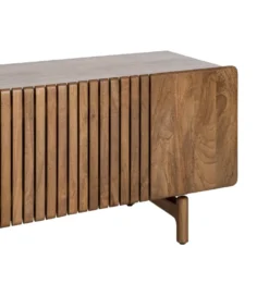 Stolik pod TV PERSOTON 160 cm drewno mango