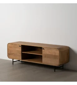Stolik pod TV PINUM 160 cm drewno mango