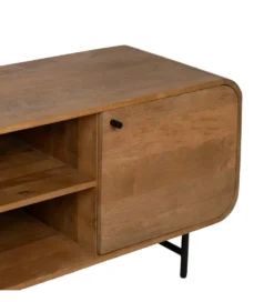 Stolik pod TV PINUM 160 cm drewno mango