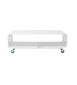 Stolik pod TV PORTABLE 90 cm biały