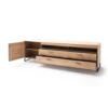 Stolik pod TV PORTLAND 224 cm dębowy