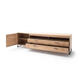 Stolik pod TV PORTLAND 224 cm dębowy