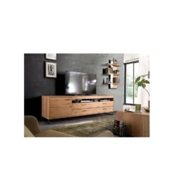 Stolik pod TV PORTLAND 224 cm dębowy