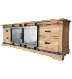 Stolik pod TV PORTO 180 cm drewno mango naturalny