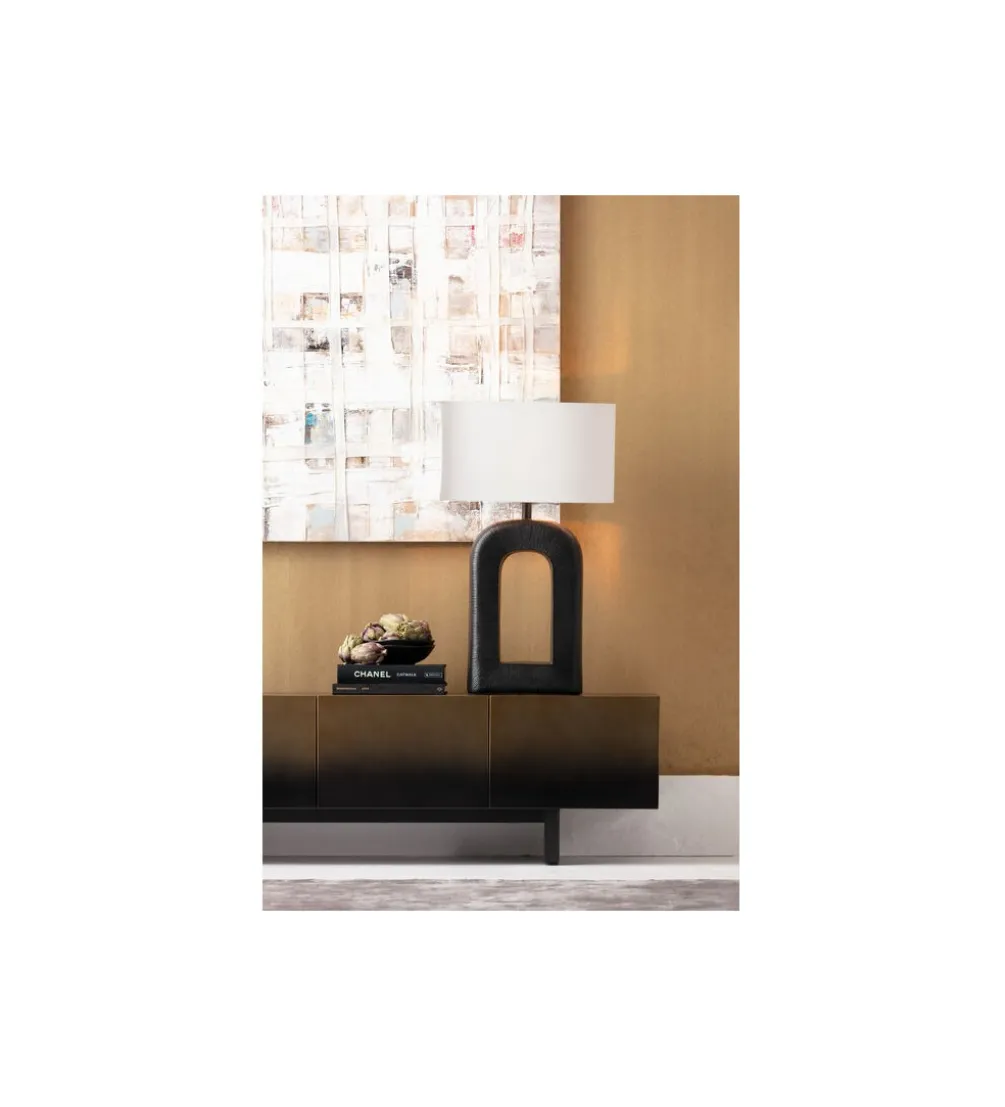Stolik pod TV PREZIOSO 180 cm czarna