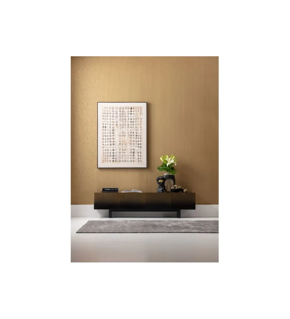 Stolik pod TV PREZIOSO 180 cm czarna