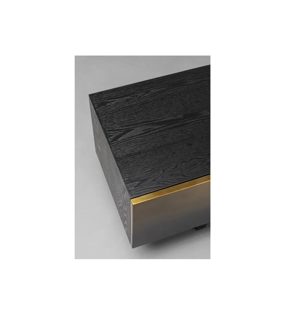 Stolik pod TV PREZIOSO 180 cm czarna