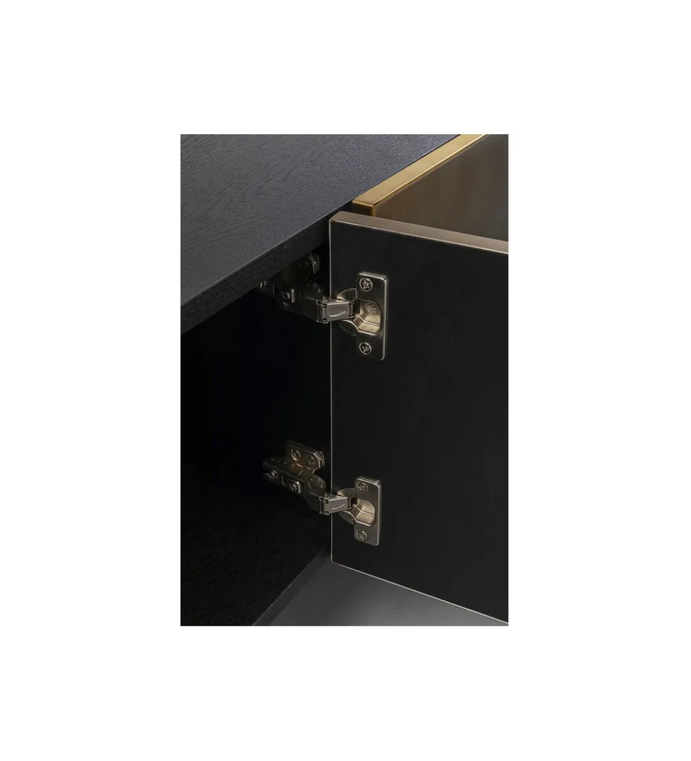 Stolik pod TV PREZIOSO 180 cm czarna
