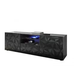 Stolik pod TV PRISMA 180 cm antracytowy