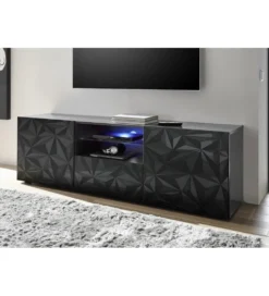 Stolik pod TV PRISMA 180 cm antracytowy