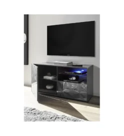 Stolik Pod TV PRISMA 122 Cm Antracytowy