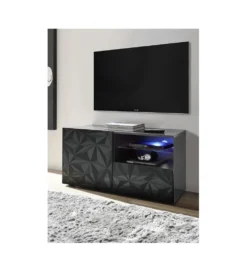 Stolik Pod TV PRISMA 122 Cm Antracytowy