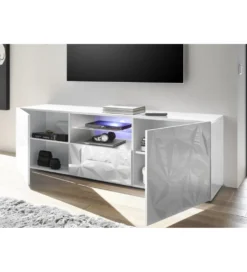 Stolik pod TV PRISMA 180 cm biały
