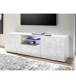 Stolik pod TV PRISMA 180 cm biały