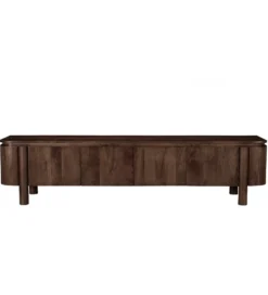 Stolik pod TV SALANO 210 cm drewno mango brązowego