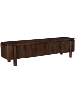 Stolik pod TV SALANO 210 cm drewno mango brązowego