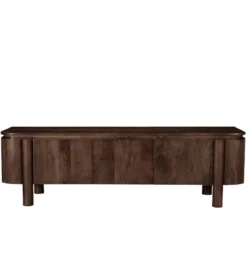 Stolik pod TV SALANO 170 cm drewno mango brązowa
