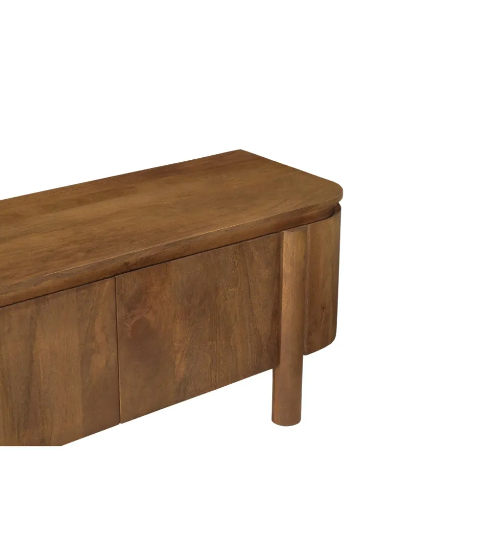 Stolik pod TV SALANO 170 cm drewno mango naturalna