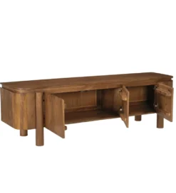 Stolik pod TV SALANO 170 cm drewno mango naturalna