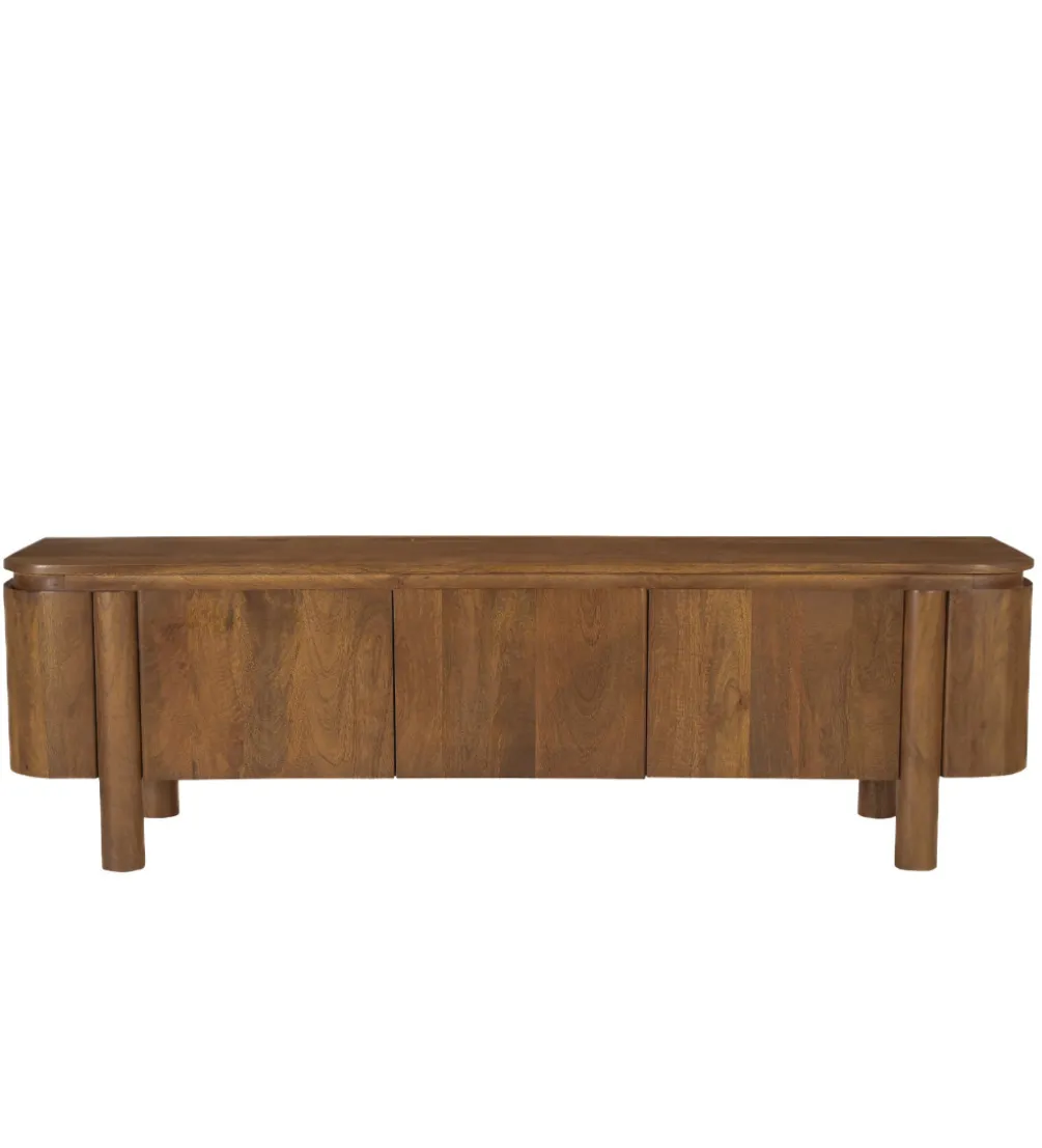 Stolik pod TV SALANO 170 cm drewno mango naturalna