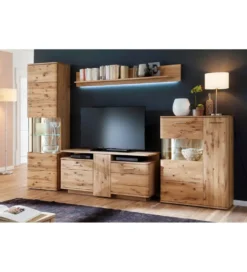 Stolik pod TV SANTORI 150 cm dębowy