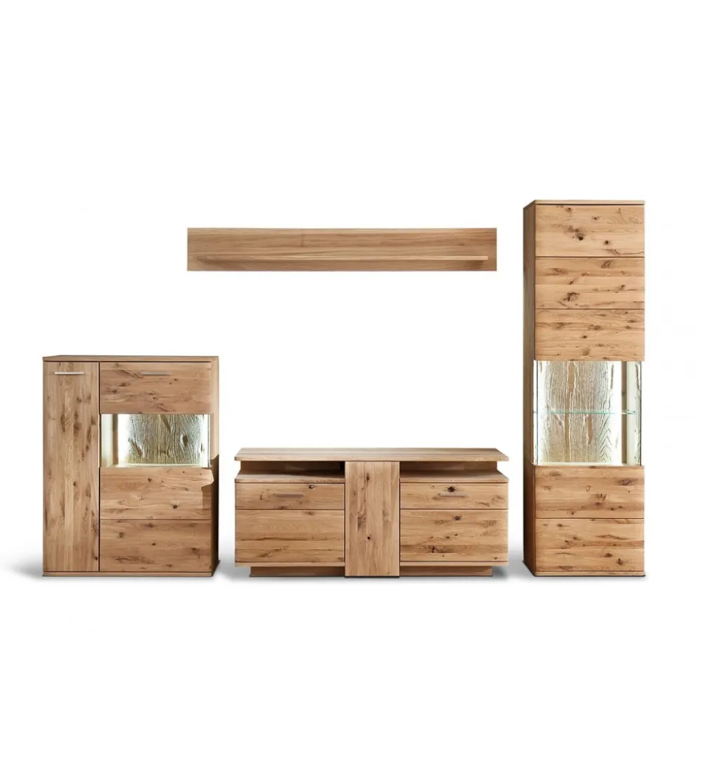 Stolik pod TV SANTORI 150 cm dębowy