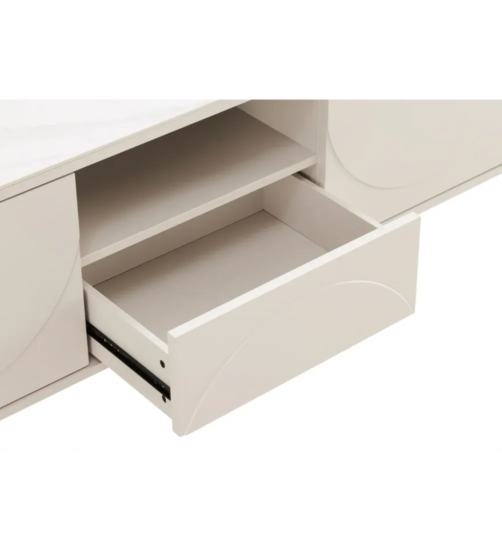 Stolik pod TV SAVOY 150 cm biały
