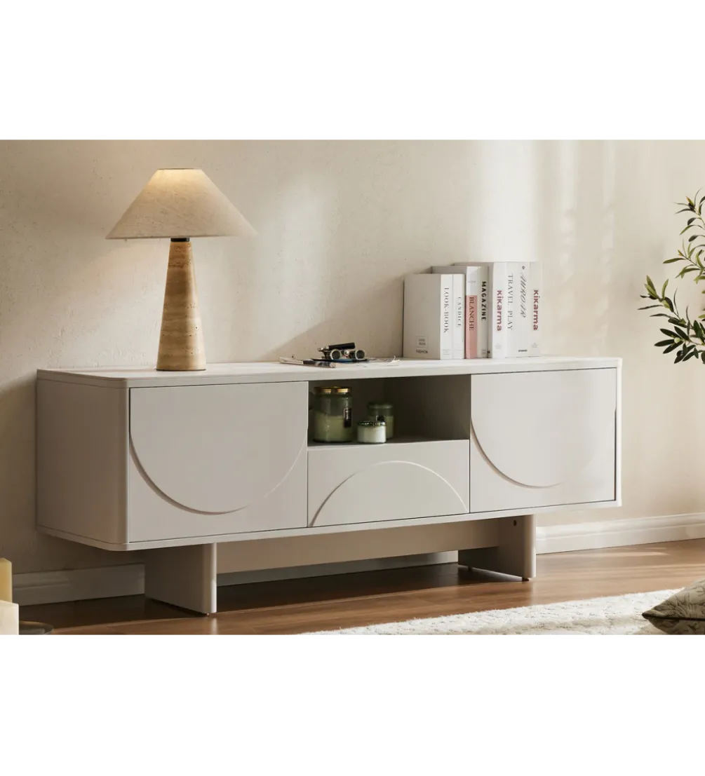 Stolik pod TV SAVOY 150 cm biały