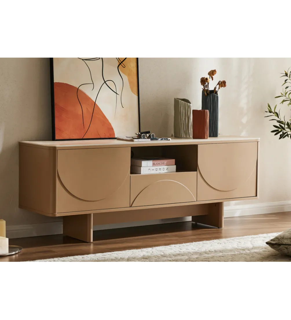 Stolik pod TV SAVOY 150 cm kolor trawertynu