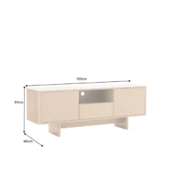 Stolik pod TV SAVOY 150 cm kolor trawertynu
