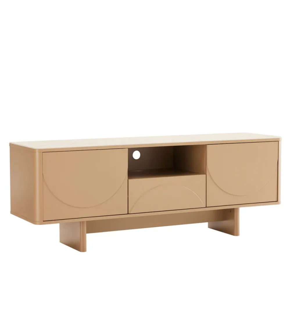 Stolik pod TV SAVOY 150 cm kolor trawertynu