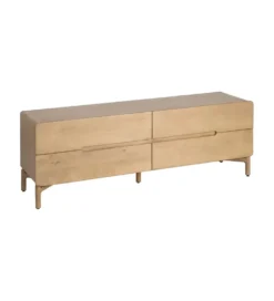 Stolik pod TV SELVADE 160 cm drewno mango