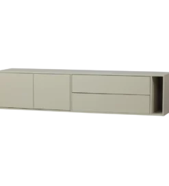 Stolik pod TV SETTLE 200 cm drewno sosny dust