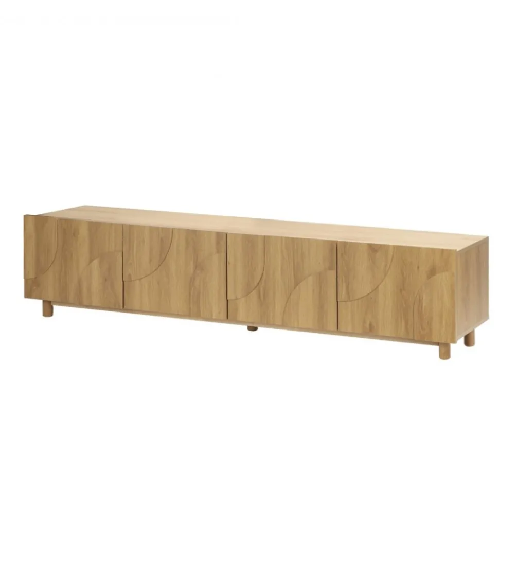 Stolik pod TV SHERIDAN 200 cm naturalna
