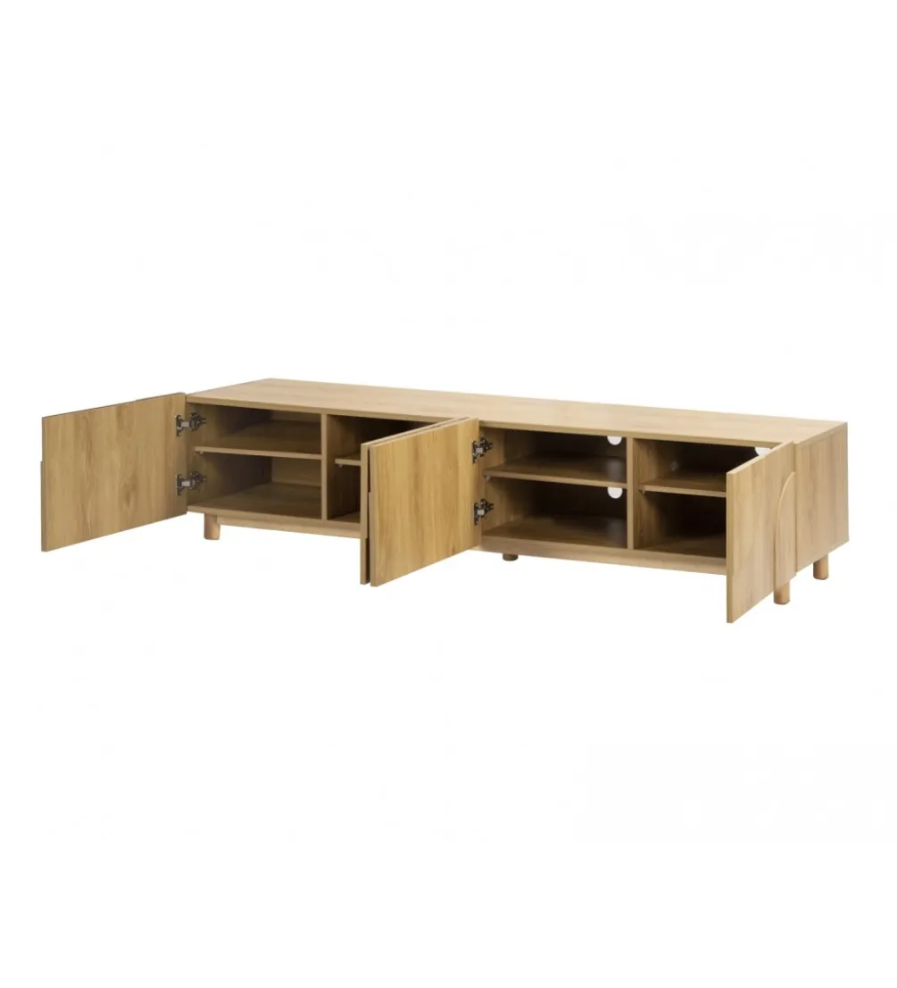 Stolik pod TV SHERIDAN 200 cm naturalna
