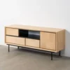 Stolik pod TV SINTRA 148 cm drewno kauczuk naturalna
