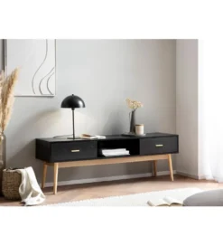 Stolik pod TV STILER 150 cm czarny