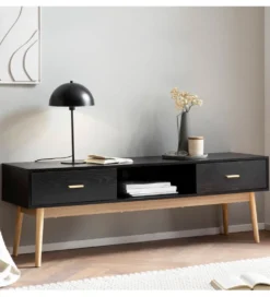 Stolik pod TV STILER 150 cm czarny