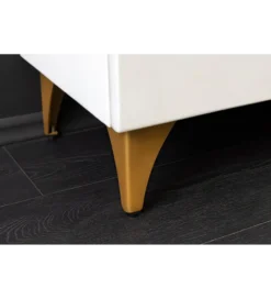 Stolik pod TV SWEET GOLDEN SUNSET 180 cm drewno mango biała