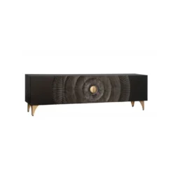 Stolik pod TV SWEET GOLDEN SUNSET 180 cm drewno mango