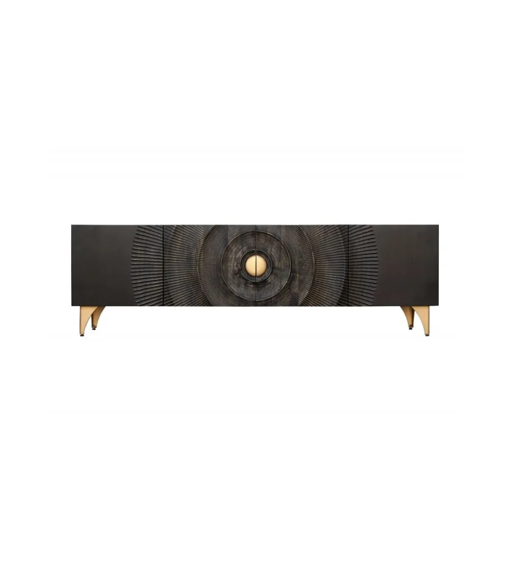 Stolik pod TV SWEET GOLDEN SUNSET 180 cm drewno mango