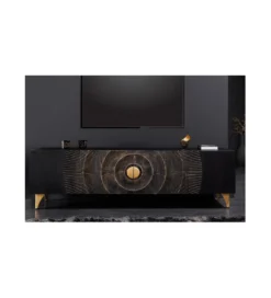 Stolik pod TV SWEET GOLDEN SUNSET 180 cm drewno mango