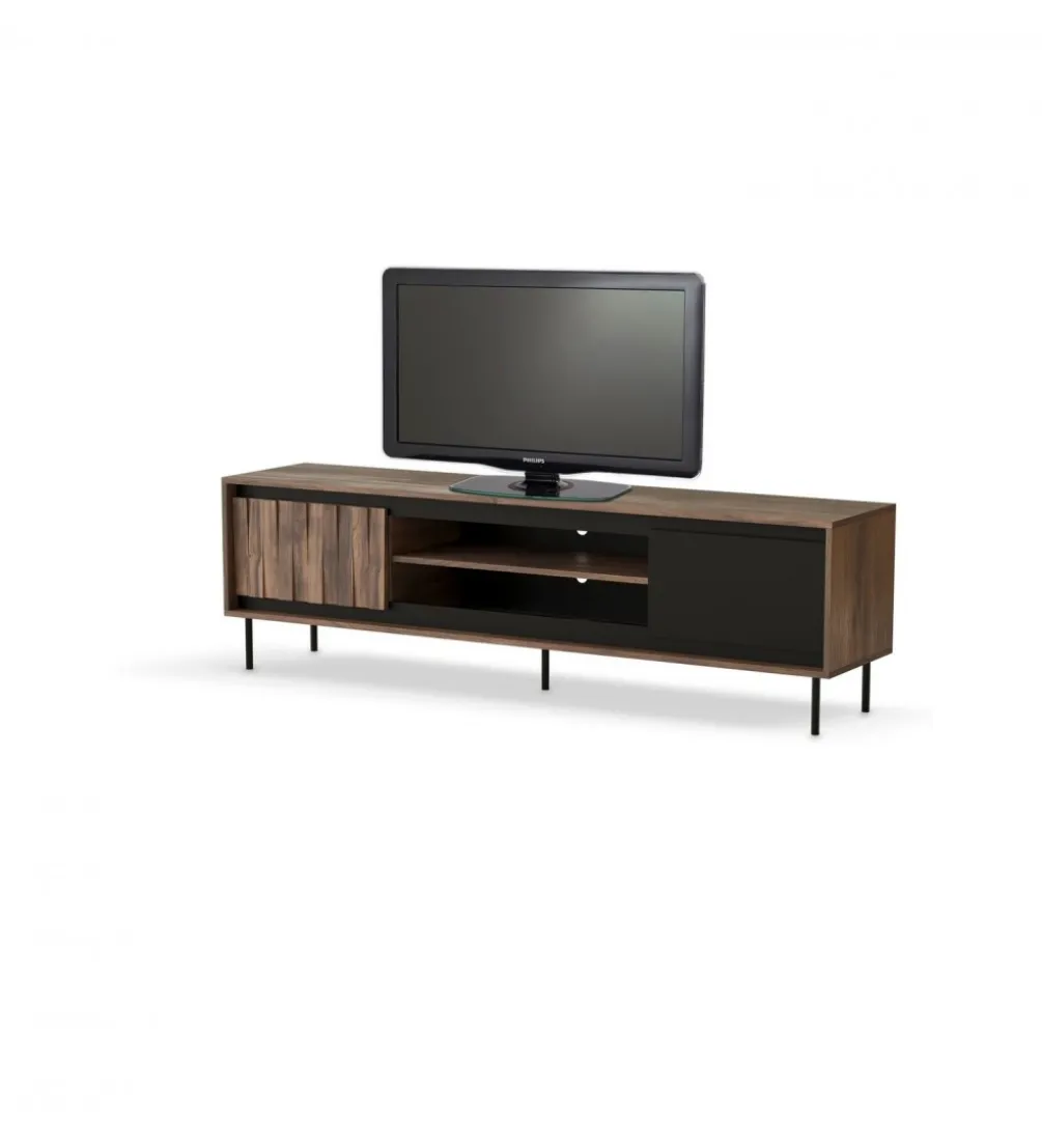 Stolik pod TV SWING 180 cm w optyce orzecha