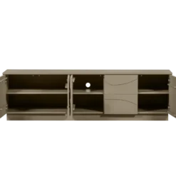 Stolik pod TV TEO 180 cm drewno sosnowe mud