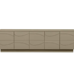 Stolik pod TV TEO 180 cm drewno sosnowe mud