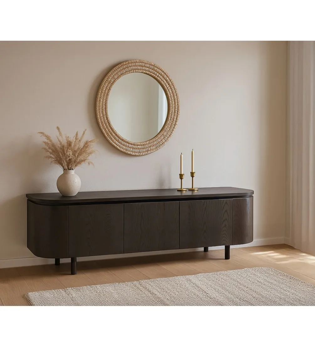 Stolik pod TV Tobago 170 cm czarny