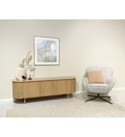 Stolik pod TV Tobago 170 cm naturalny