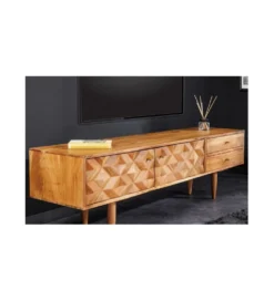 Stolik pod TV TROPEA 145 cm drewno akacja honey
