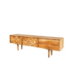 Stolik pod TV TROPEA 145 cm drewno akacja honey