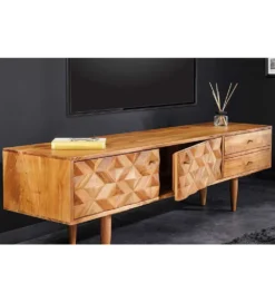 Stolik pod TV TROPEA 145 cm drewno akacja honey